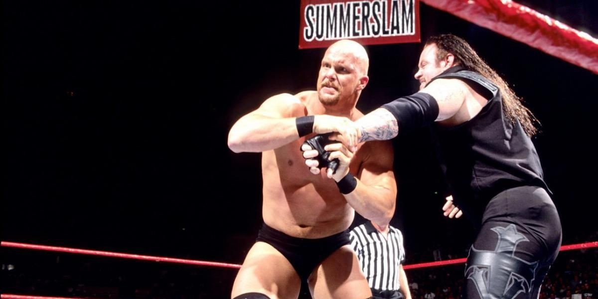 Undertaker v Stone Cold Steve Austin SummerSlam 1998 Cropped