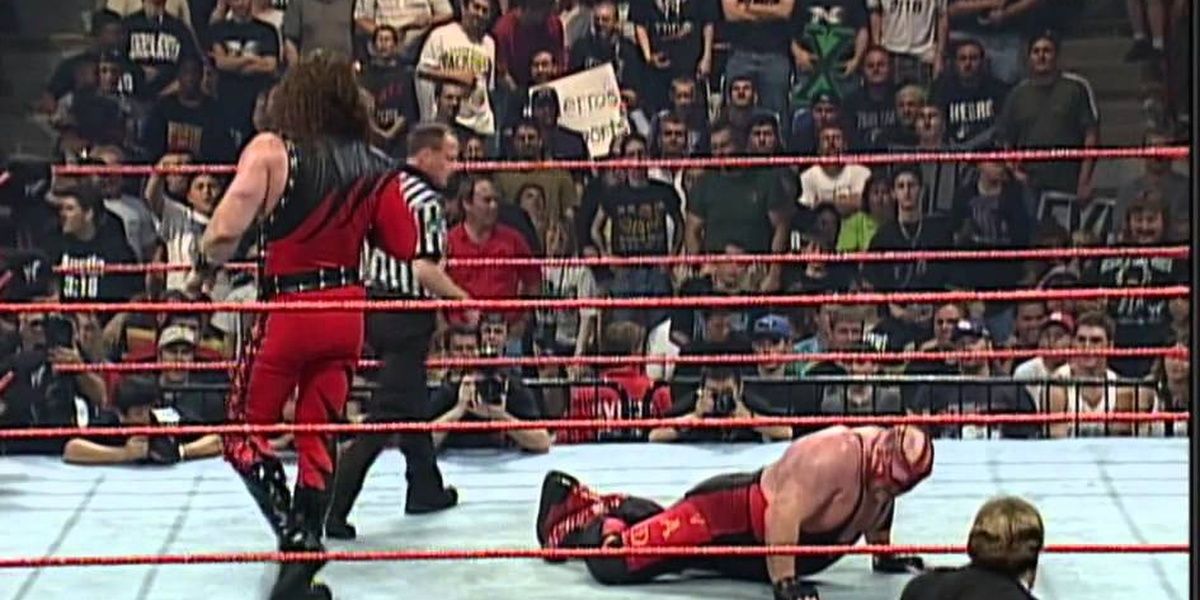 Vader v Kane Over The Edge 1998 Cropped