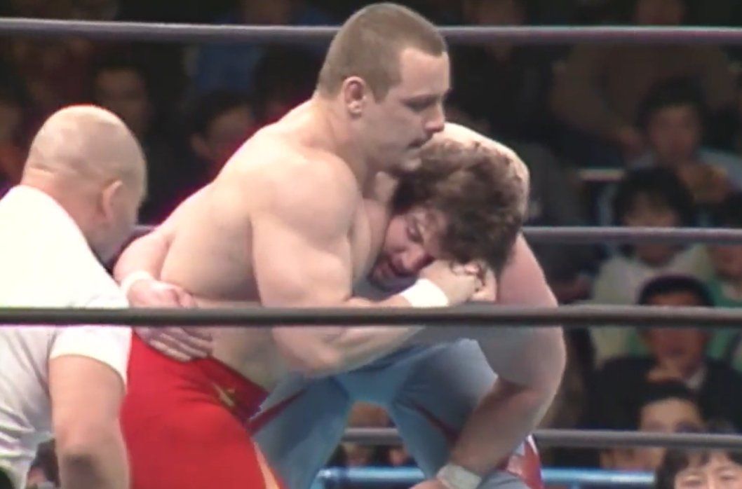 Dynamite Kid vs. Davey Boy Smith in NJPW