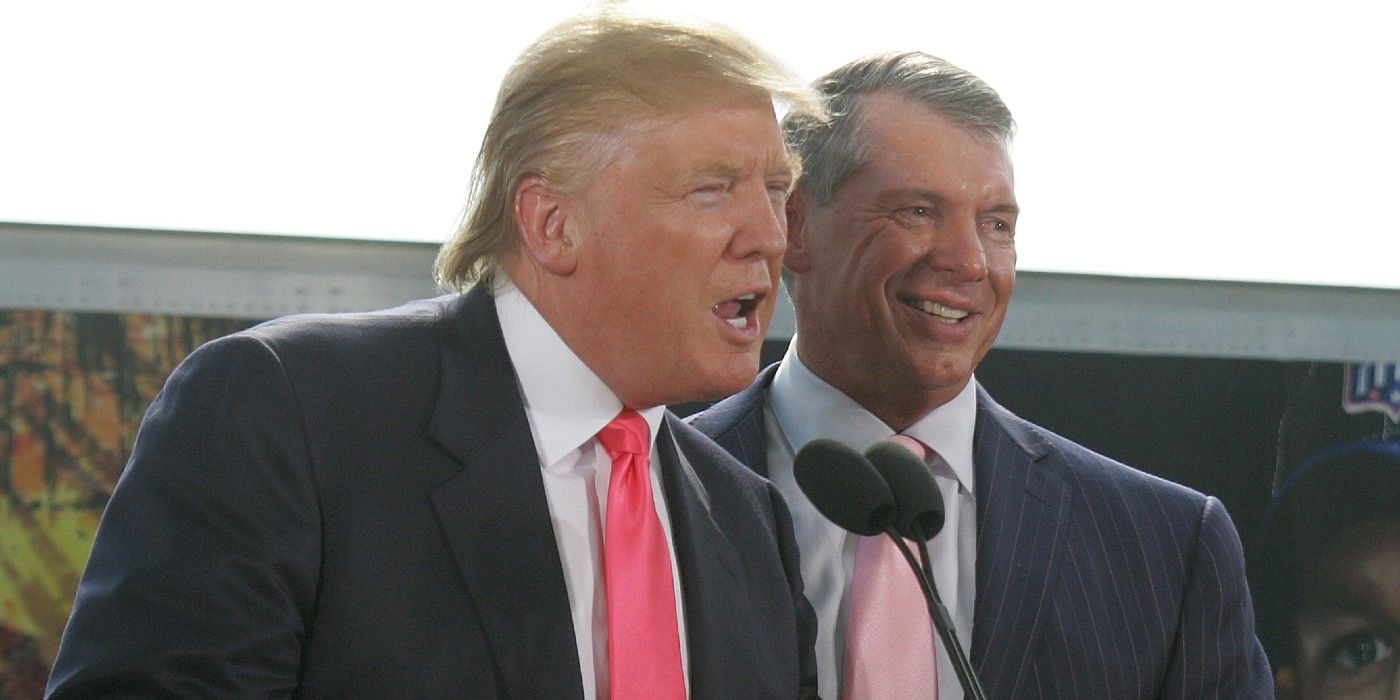 donald trump and vince mcmahon