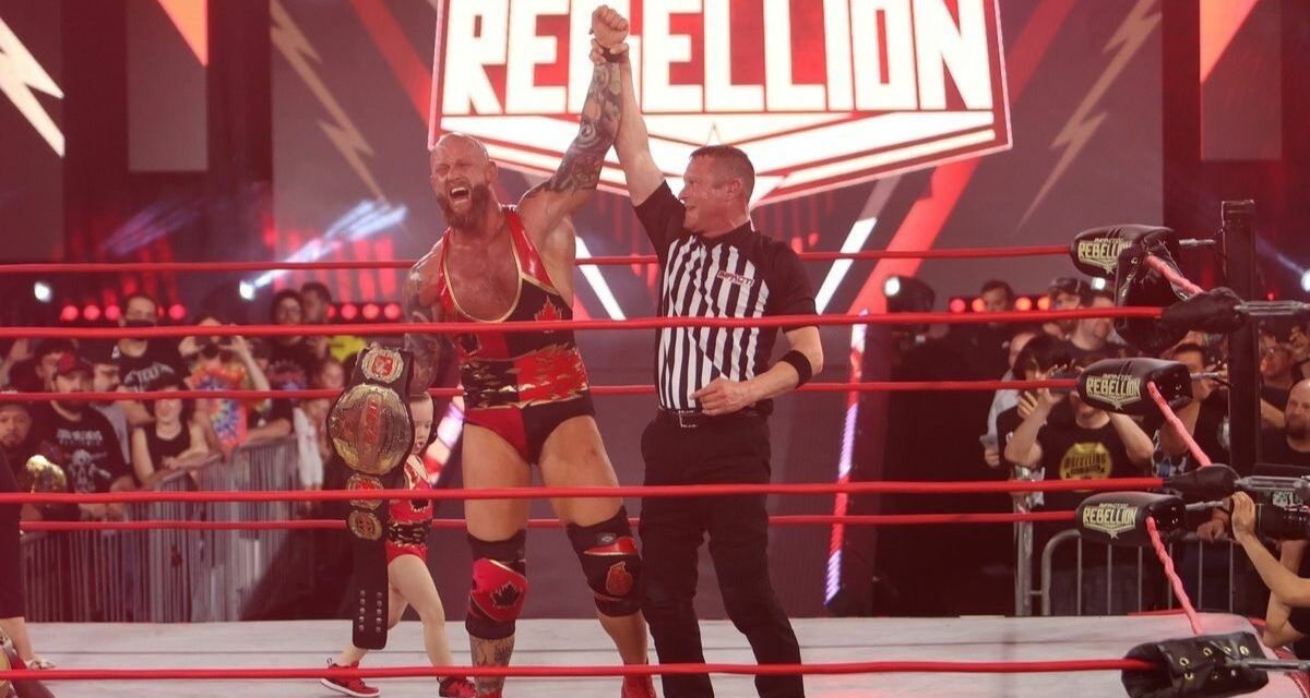 Josh Alexander wins the Impact World Championship at Rebellion