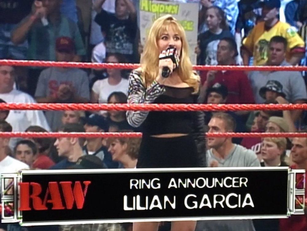 Lilian Garcia announcing during the Attitude Era