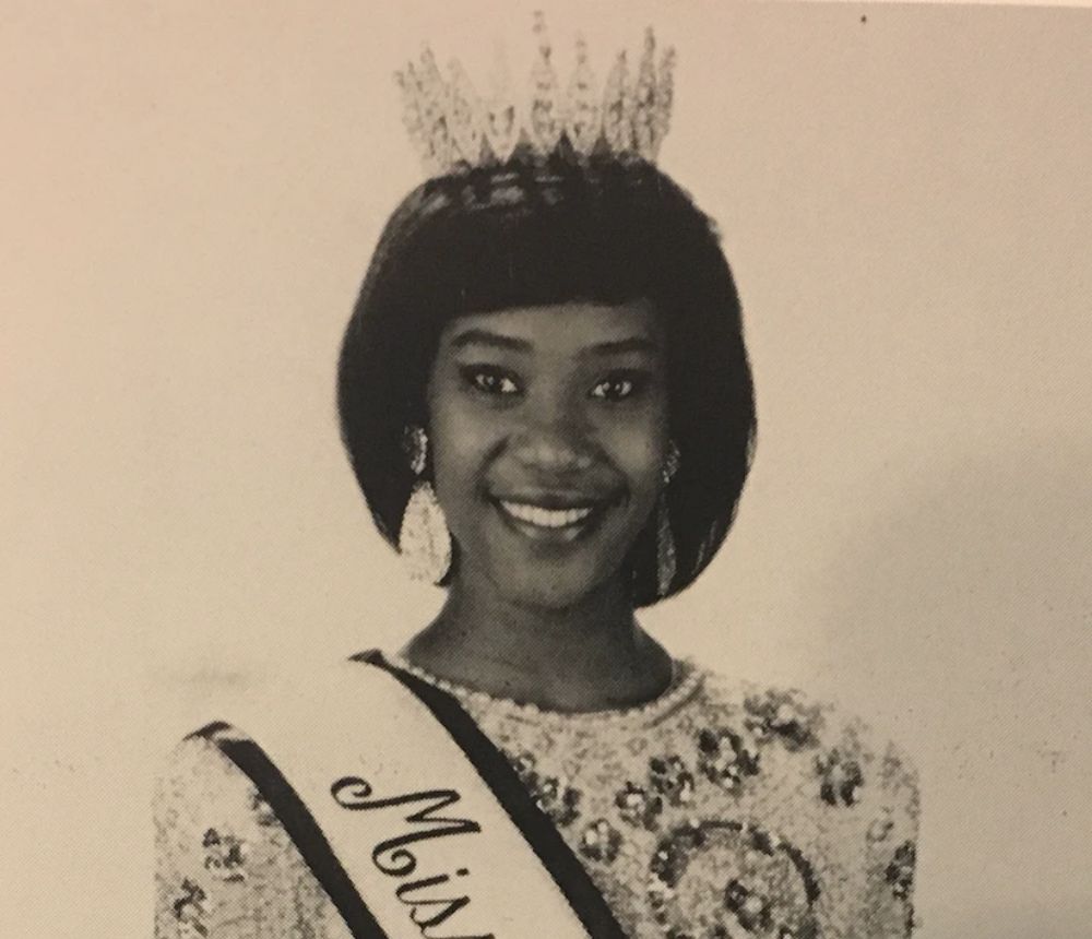 Sharmell as Miss Black America in 1991