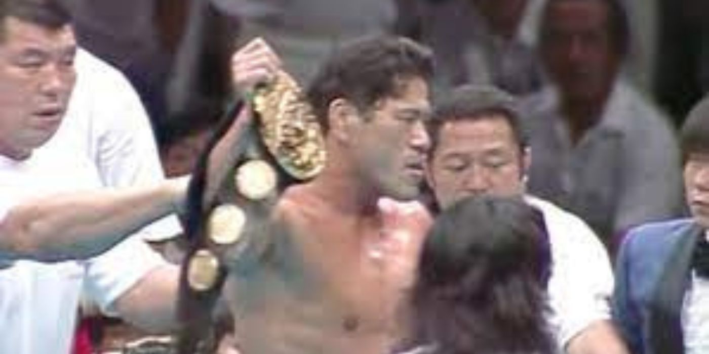 Antonio Inoki as IWGP Champion