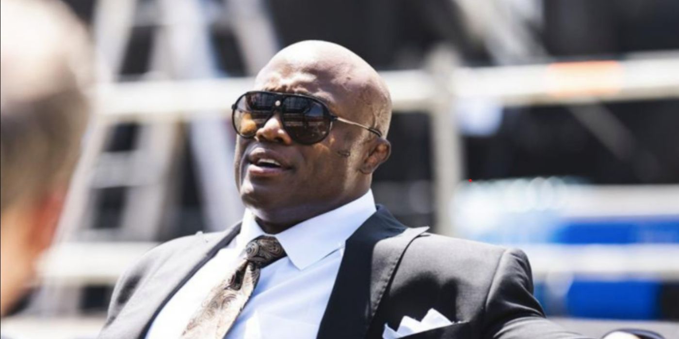 Bobby Lashley in a suit