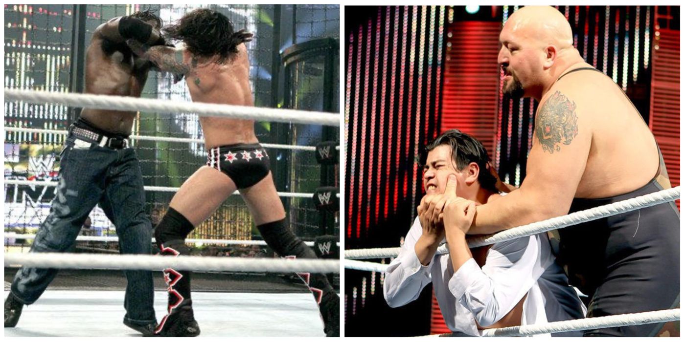R-Truth in the World Heavyweight Championship Elimination Chamber 2010 and Big Show V. Ricardo Rodriguez Raw 2012