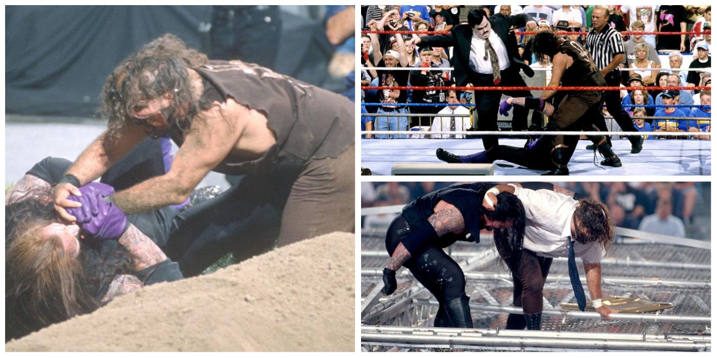 Every Mankind Vs. Undertaker WWE Match, Ranked Worst To Best Featured Image