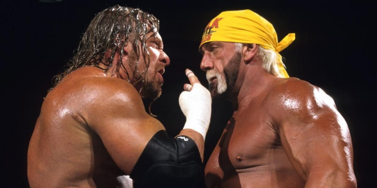 Triple H and Hulk Hogan in WWE