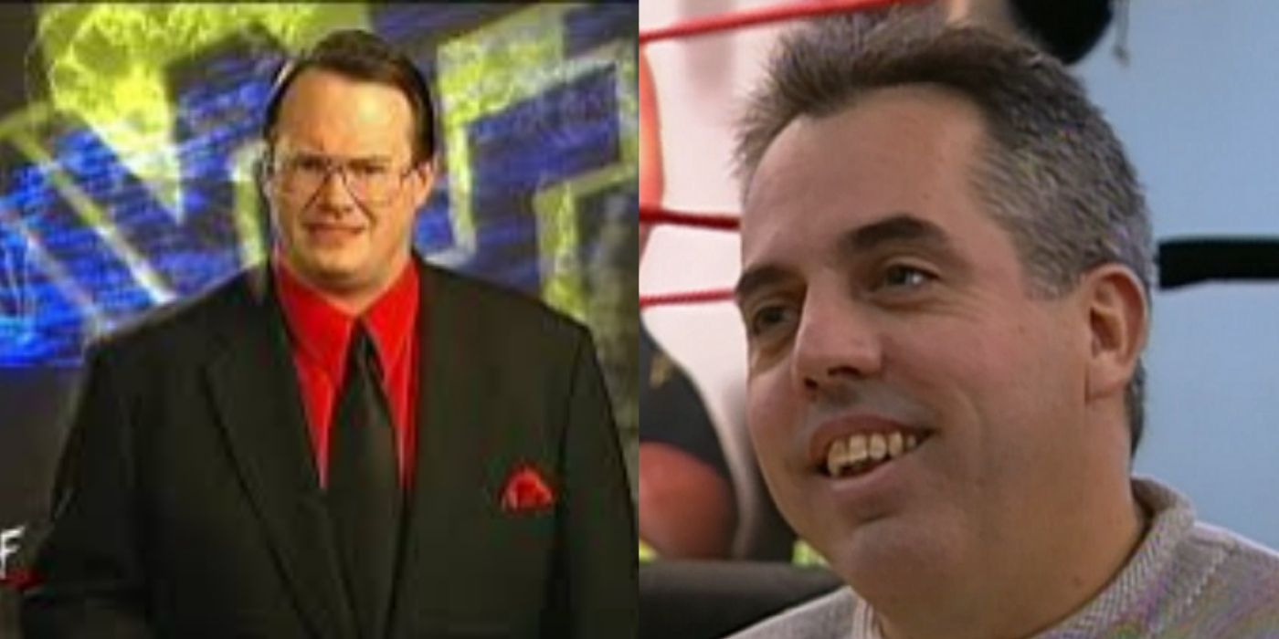 Jim Cornette and Kevin Dunn in WWE