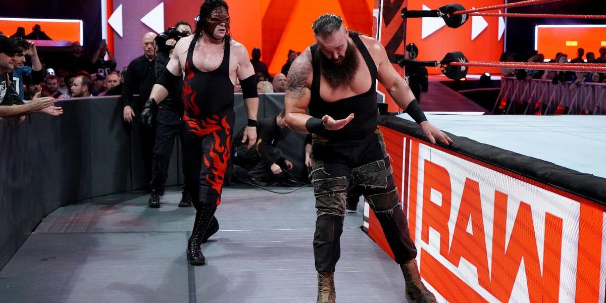 Kane v Braun Strowman Raw January 29, 2018 Cropped