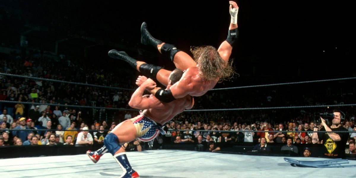 Kurt Angle v Triple H No Way Out 2002 Decupat