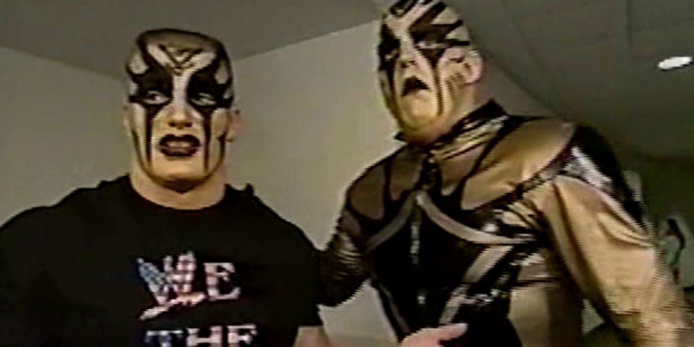 Lance Storm dressed as Goldust