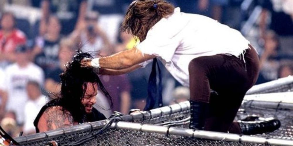 Did The WWE Mankind Vs. Undertaker Hell In A Cell Match Do More Harm ...