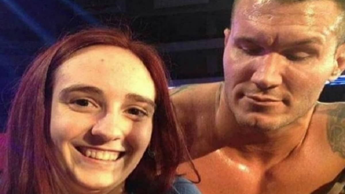 Randy Orton with a fan