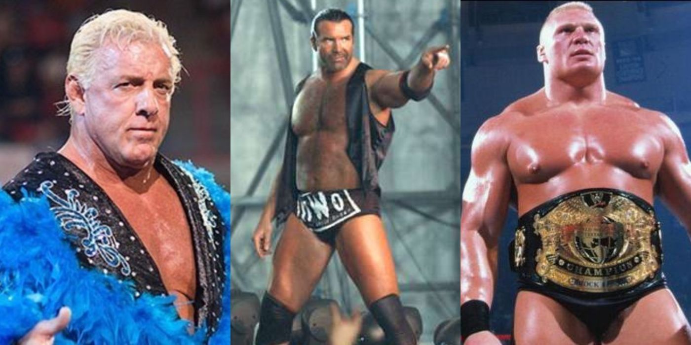 Ric Flair, Scott Hall, Brock Lesnar WWE
