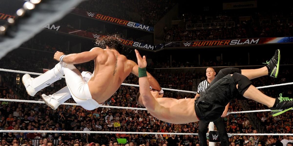 Rollins v Cena SummerSlam 2015 Cropped