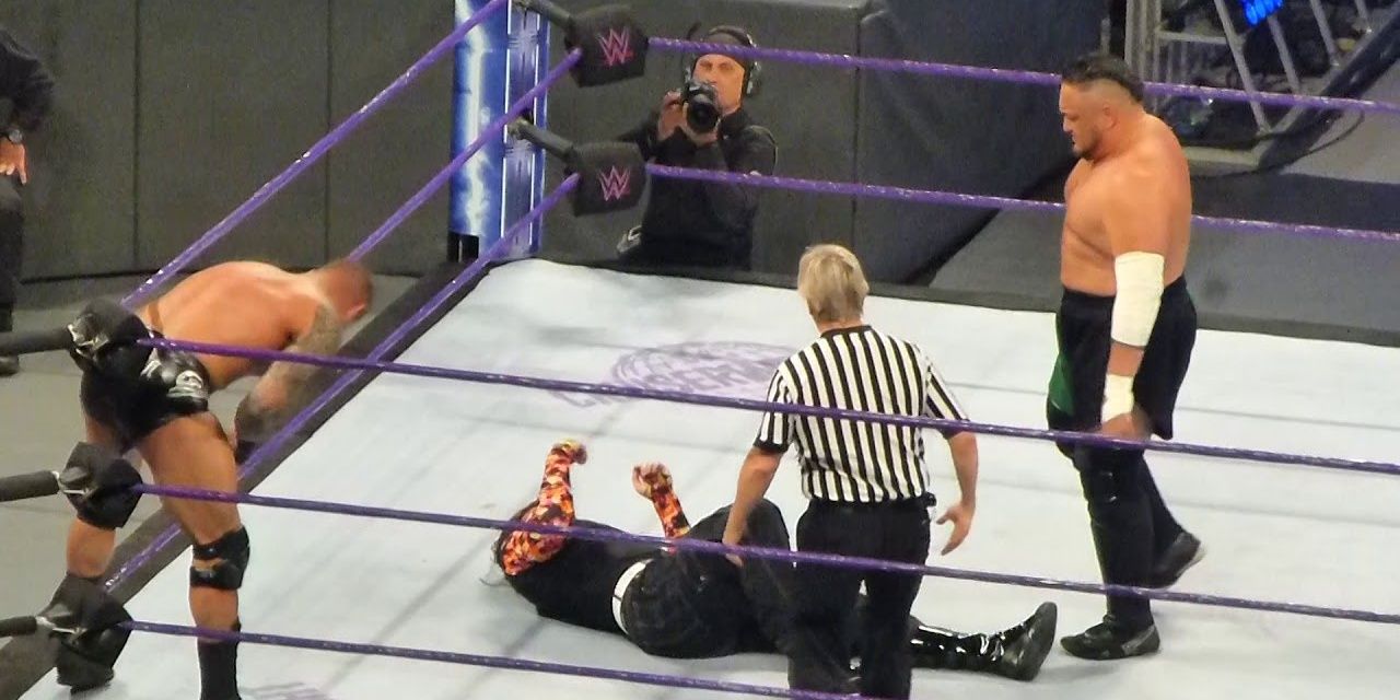 Samoa Joe and Randy Orton 