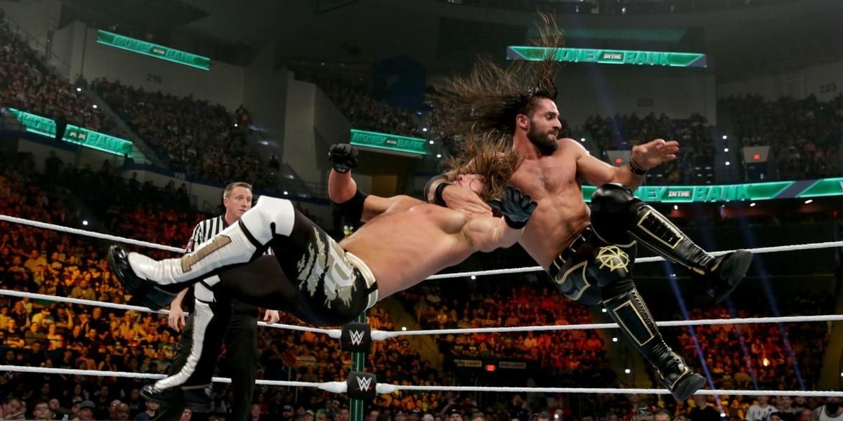 Seth Rollins v AJ Styles Money in the Bank 2019 Cropped