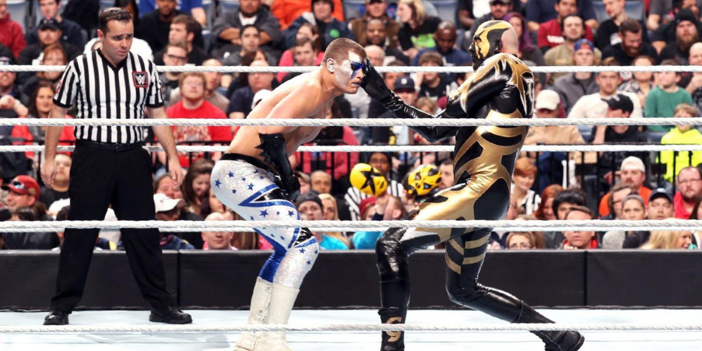 Stardust vs Goldust at WWE Fastlane 2015