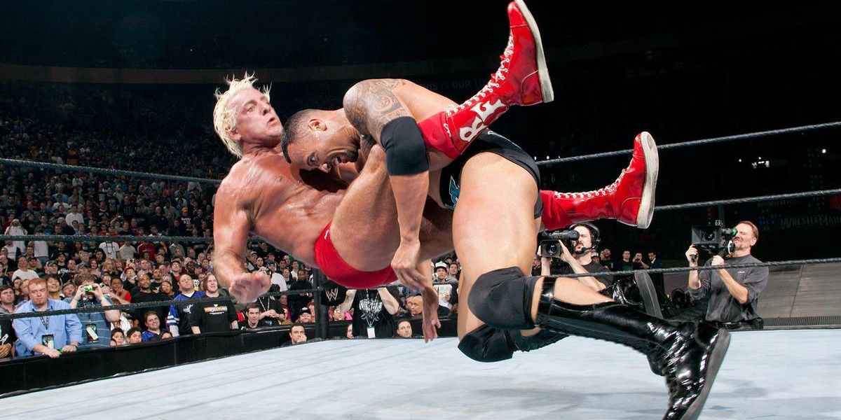 The Rock & Sock Connection v Evolution WrestleMania 20 Cropped