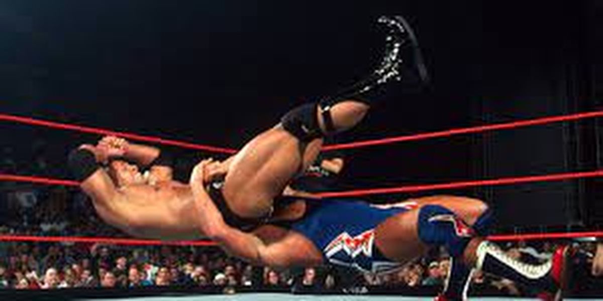 The Rock v Kurt Angle Raw November 19, 2001 Cropped