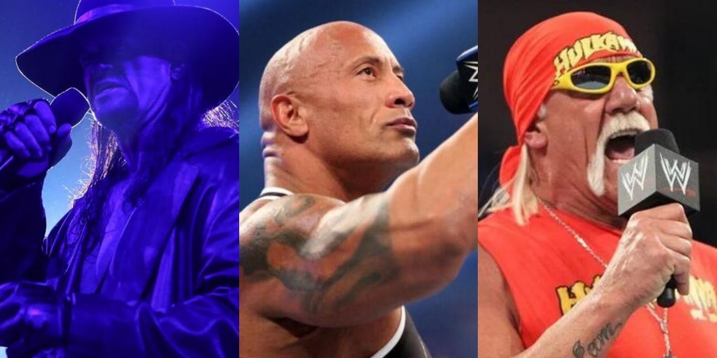 The Undertaker, Hulk Hogan, The Rock Catchphrases