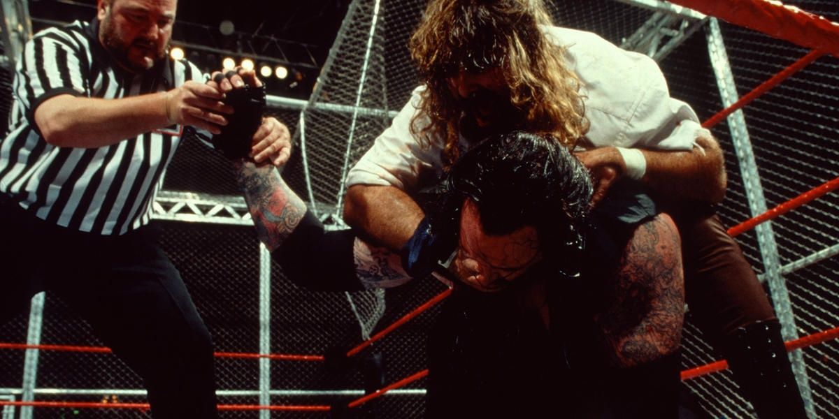 The Undertaker v Mankind King of the Ring 1998 Cropped