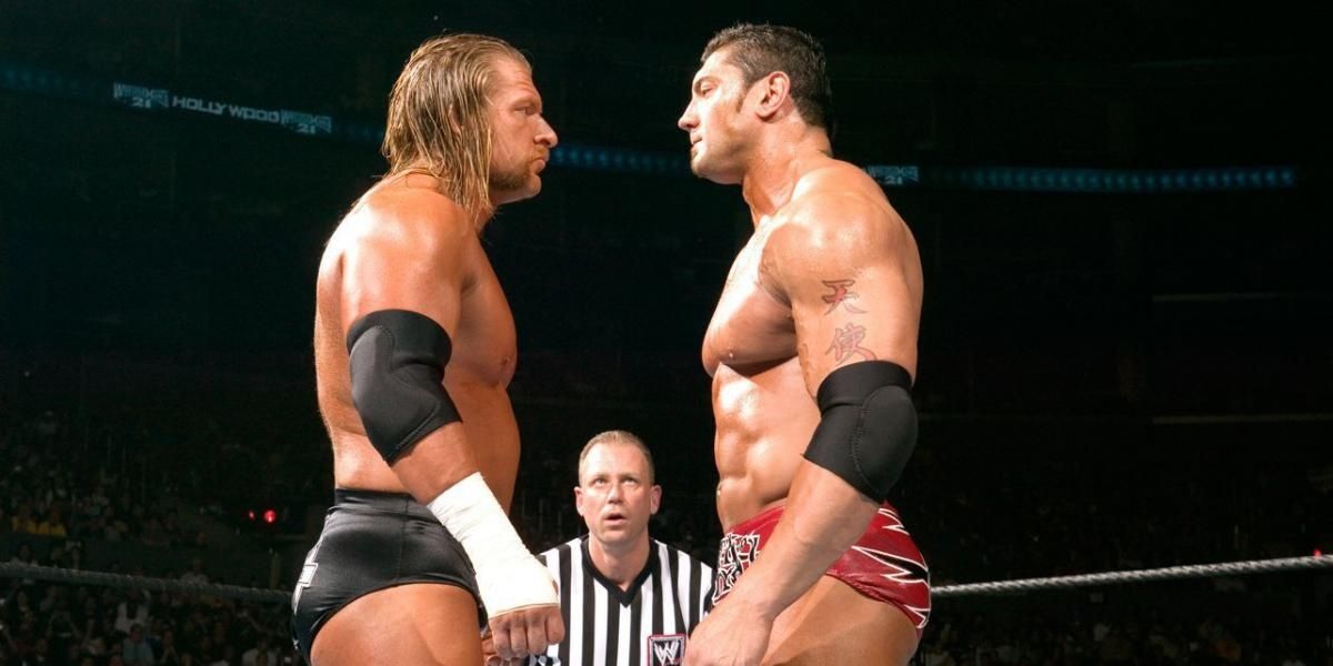 Triple H v Batista WrestleMania 21 Cropped