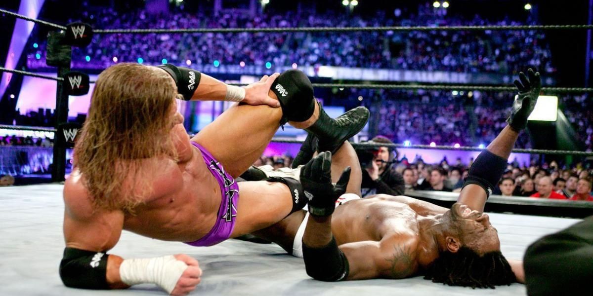 Triple H v Booker T WrestleMania 19 Cropped