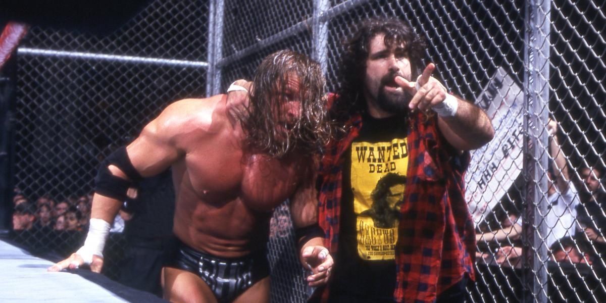 Triple H v Cactus Jack No Way Out 2000 Cropped