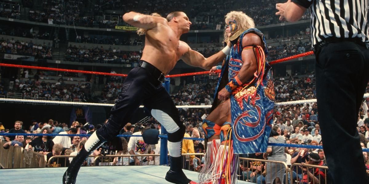 Triple H v The Ultimate Warrior WrestleMania 12 Cropped