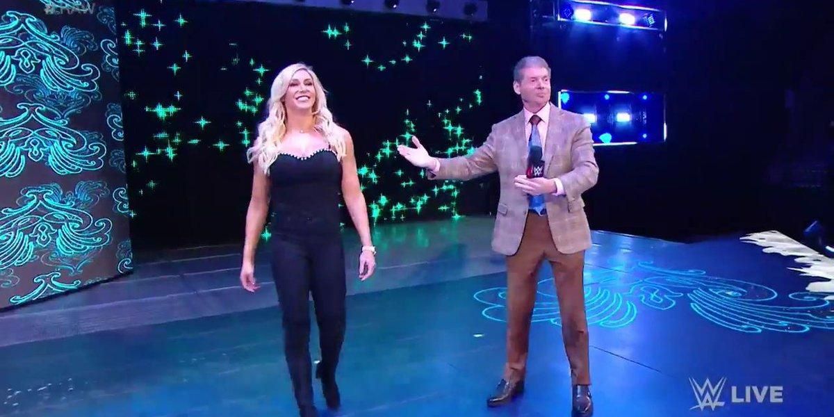 Vince McMahon and Charlotte Flair 