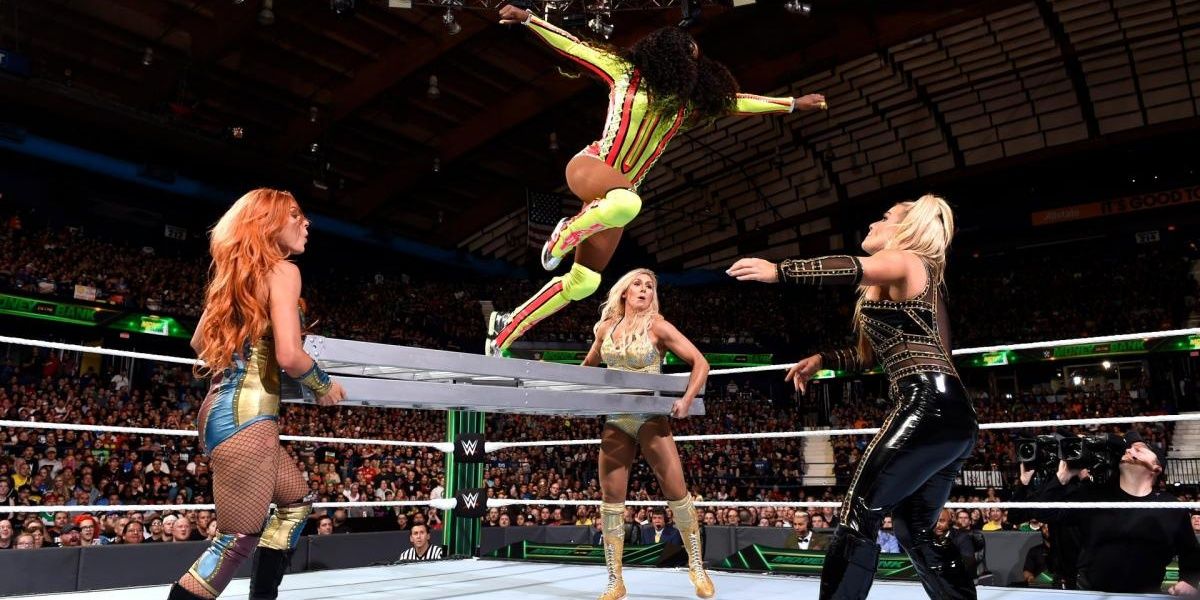 Women's MITB ladder match Money in the Bank 2018 Cropped