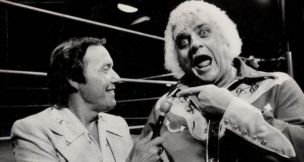 Gordon Solie and Dusty Rhodes