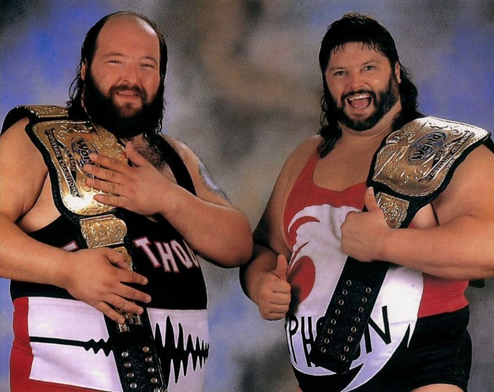 Natural Disasters as WWE World Tag Team Champions