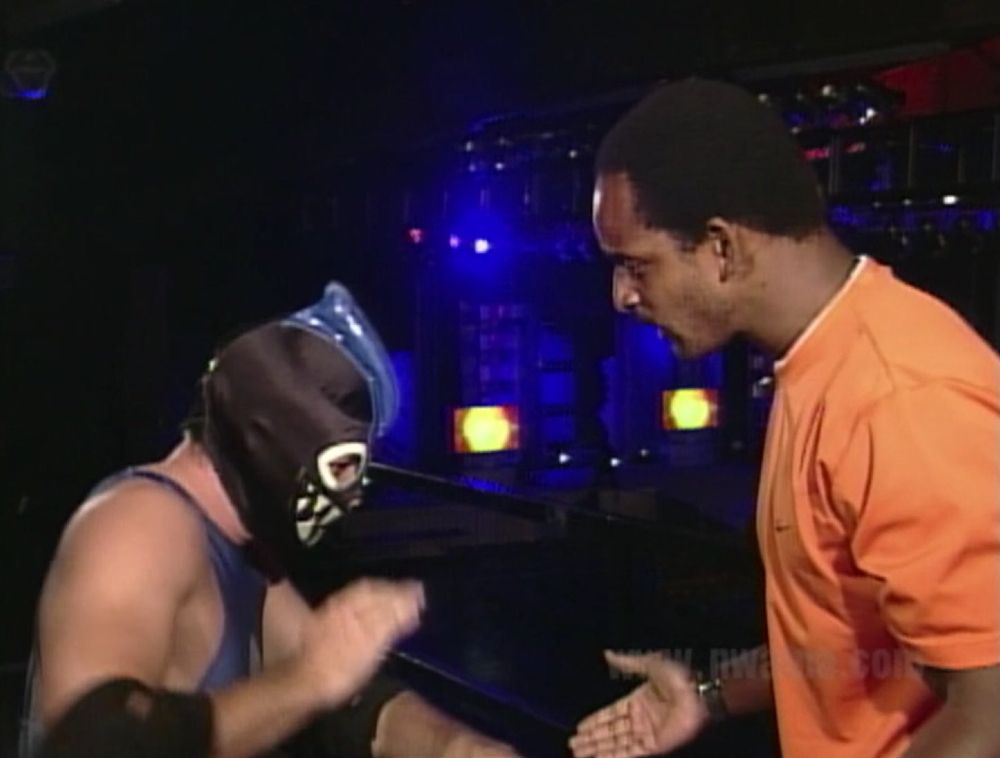 Norman Smiley and Shark Boy in Impact Wrestling