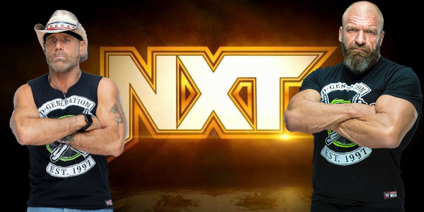 Triple H and Shawn Michaels in WWE NXT (Black and Gold)