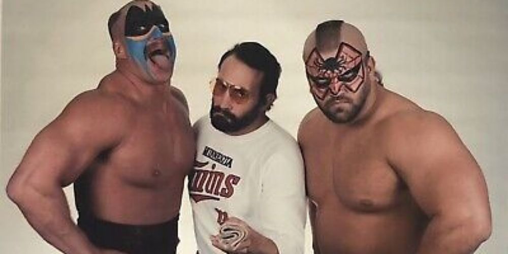 The Road Warriors and Paul Ellering. 