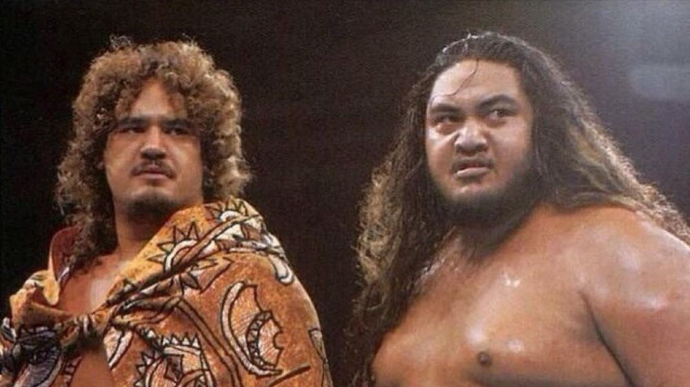 The Samoan Swat Team: Samu and Kokina Maximus, a.k.a. Yokozuna
