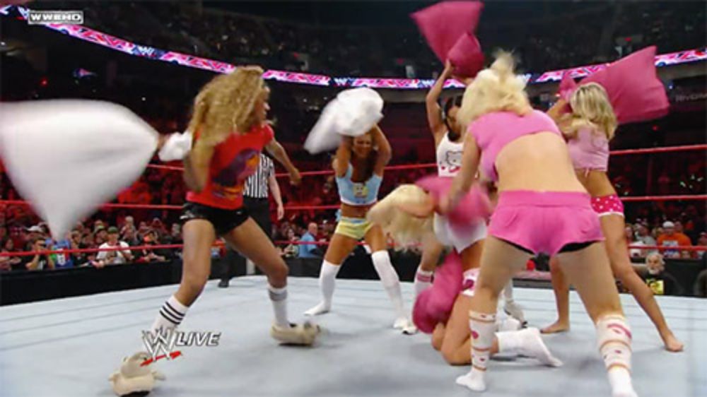 Pillow Fight in WWE