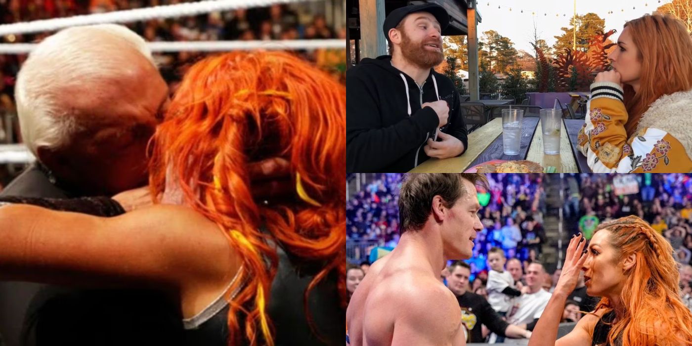 Becky Lynch Ric Flair, John Cena, Sami Zayn