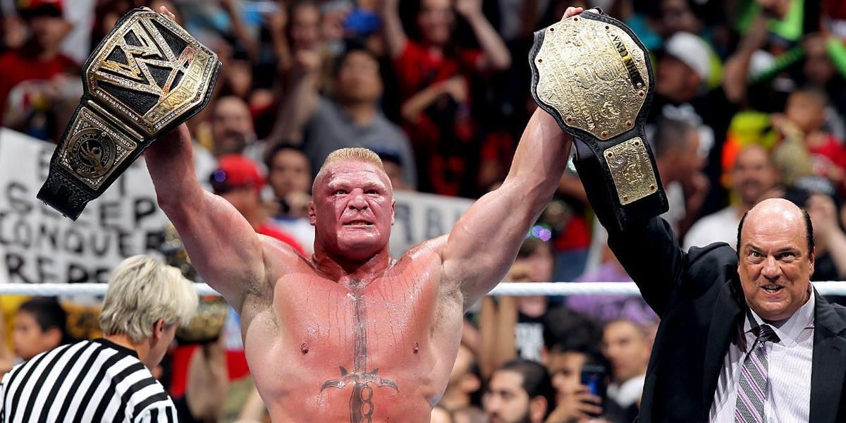 Brock Lesnar SummerSlam 2014 WWE Champion Cropped