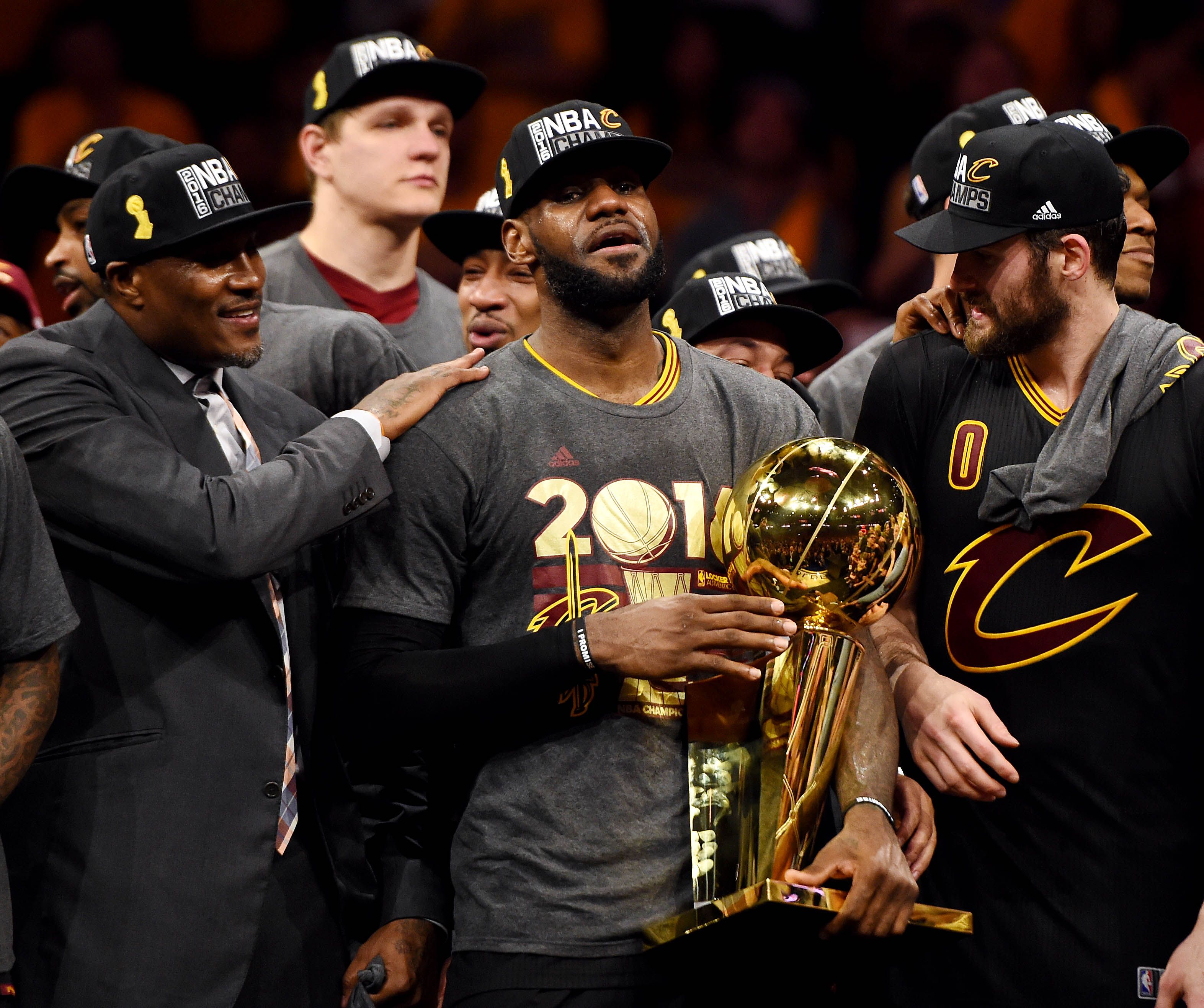 Cleveland Cavaliers forward LeBron James championship