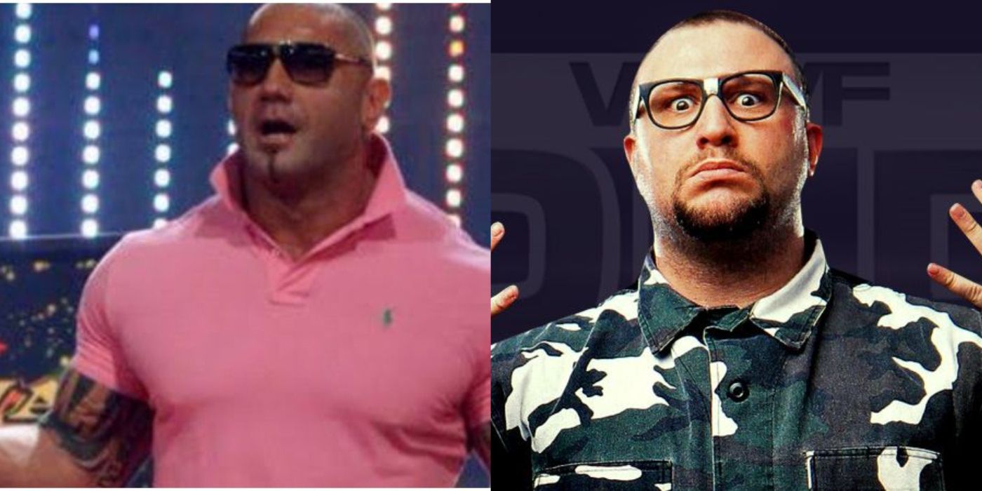 Batista and Bubba Ray Dudley Side By Side