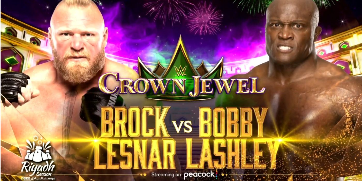 Brock Lesnar vs Bobby Lashley Set For Crown Jewel