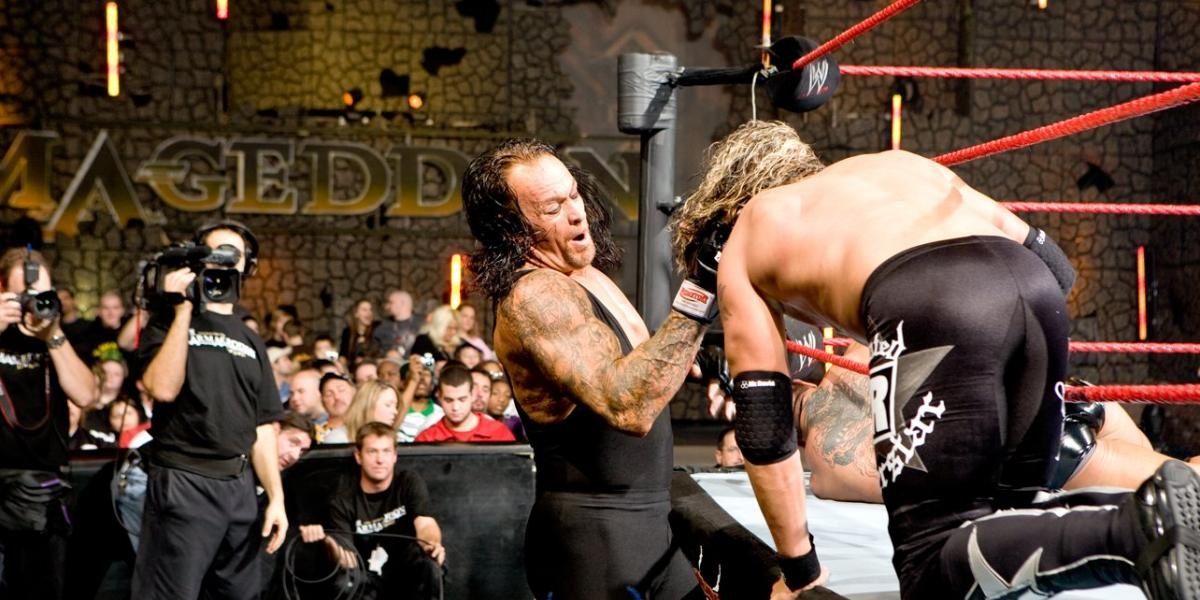 Edge v Batista v Undertaker Armageddon 2007 Cropped