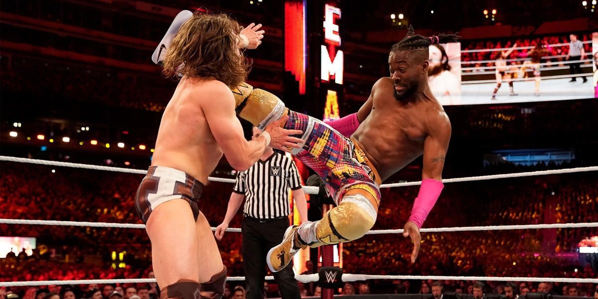 Kofi Kingston v Daniel Bryan WrestleMania 35 Cropped