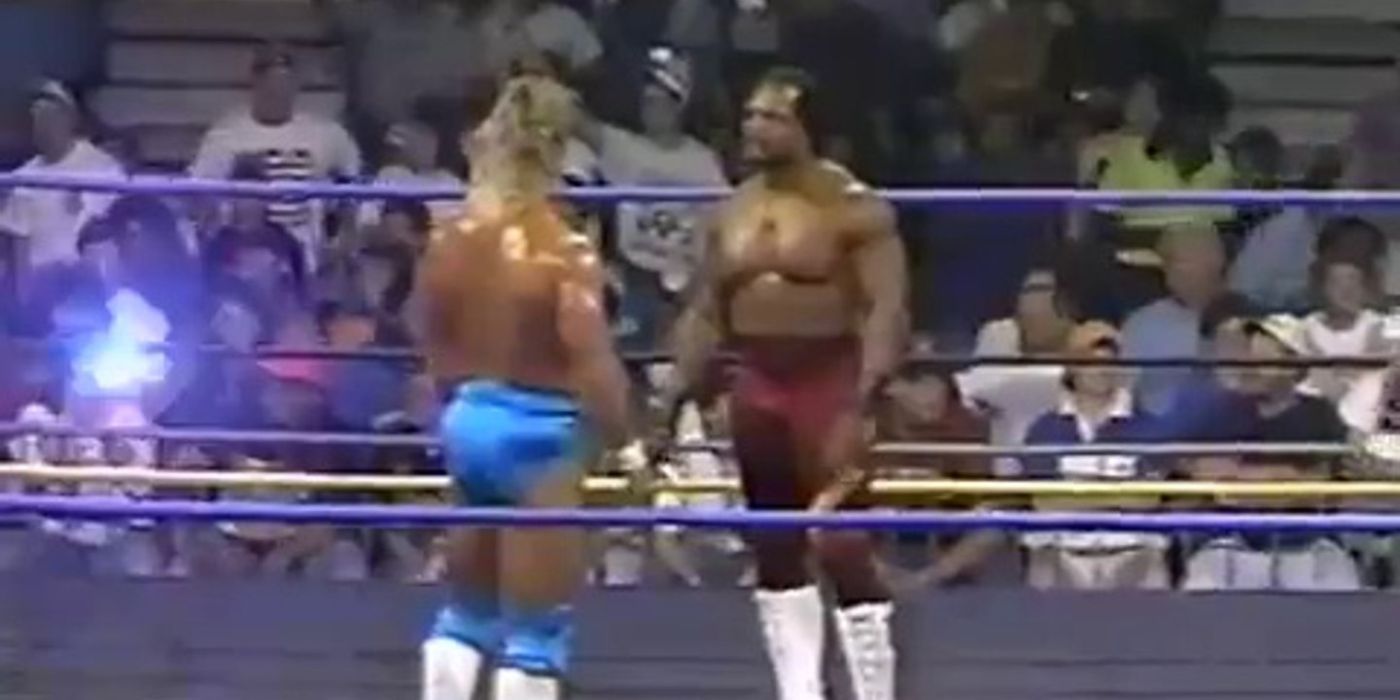 Lex Luger vs Ron Simmons Halloween Havoc 1991