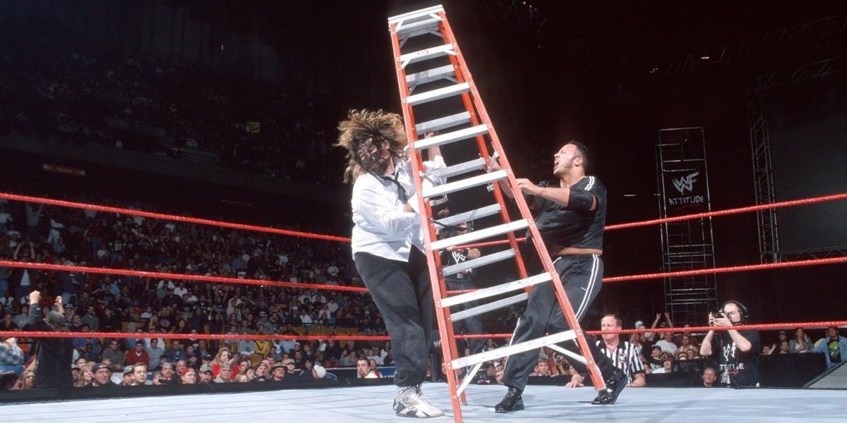 Mankind v The Rock Raw February 15, 1999 Cropped