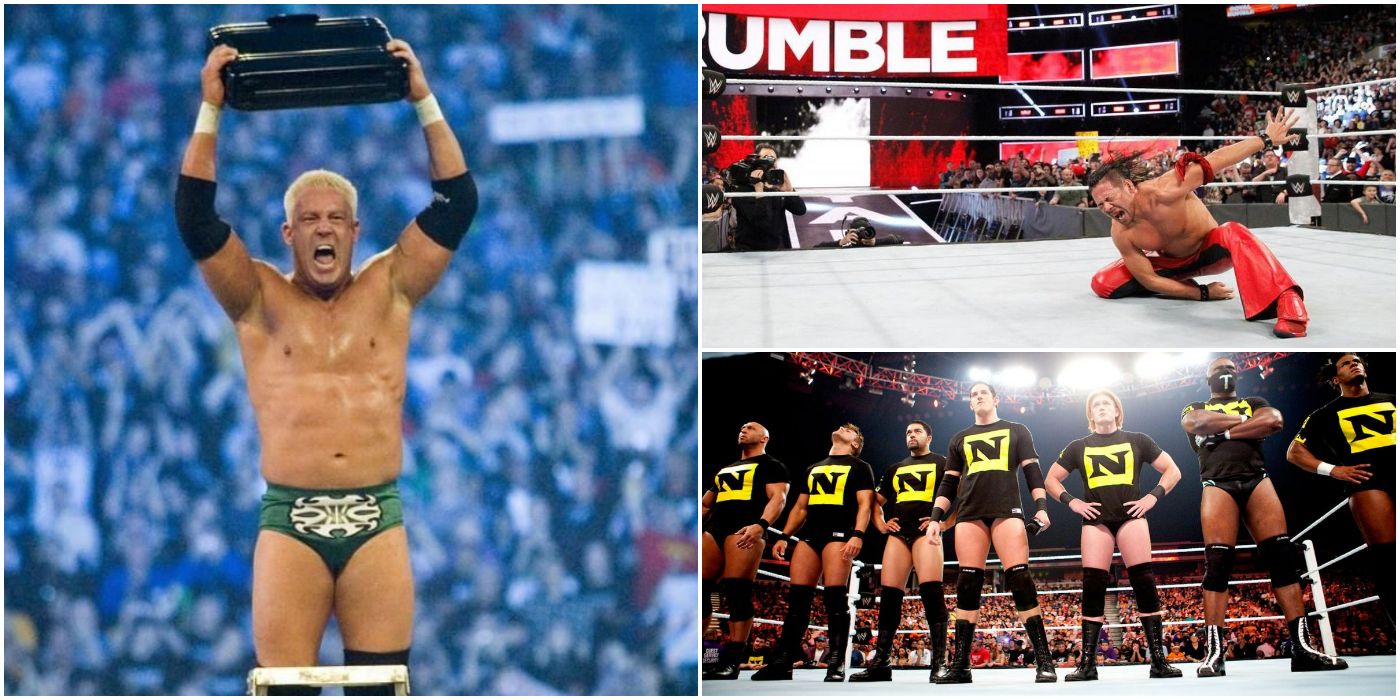 Picture showing wrestlers who were rumored to win the WWE Championship